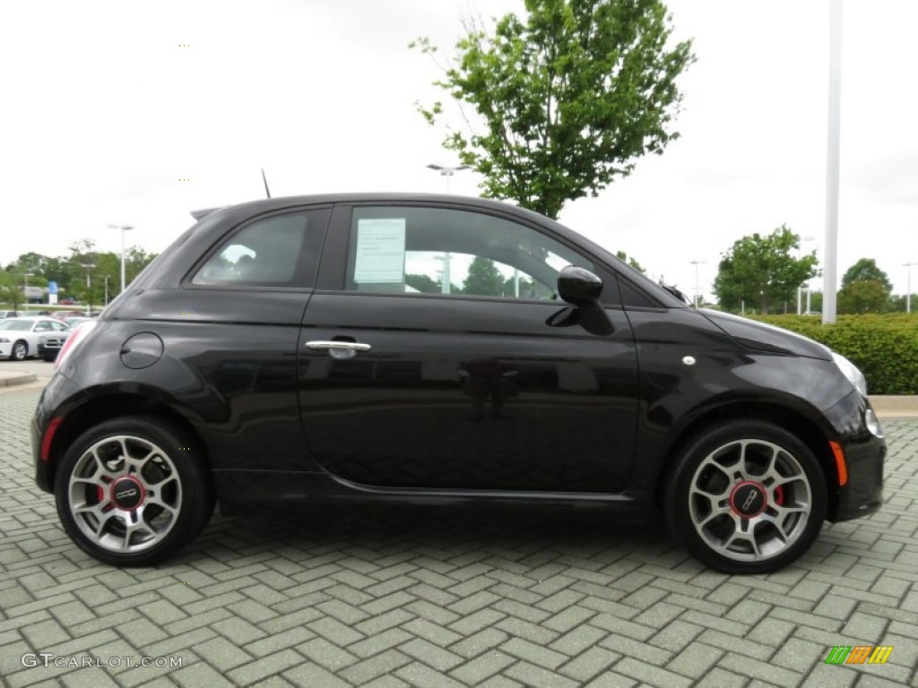 Nero (Black) 2012 Fiat 500 Sport Exterior Photo #80642974