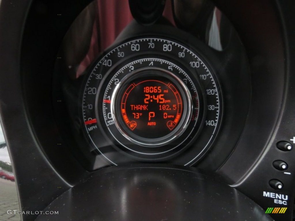 2012 Fiat 500 Sport Gauges Photo #80643301