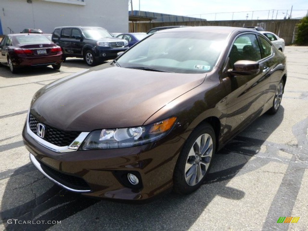 2013 Accord EX Coupe - Tiger Eye Pearl / Black photo #7