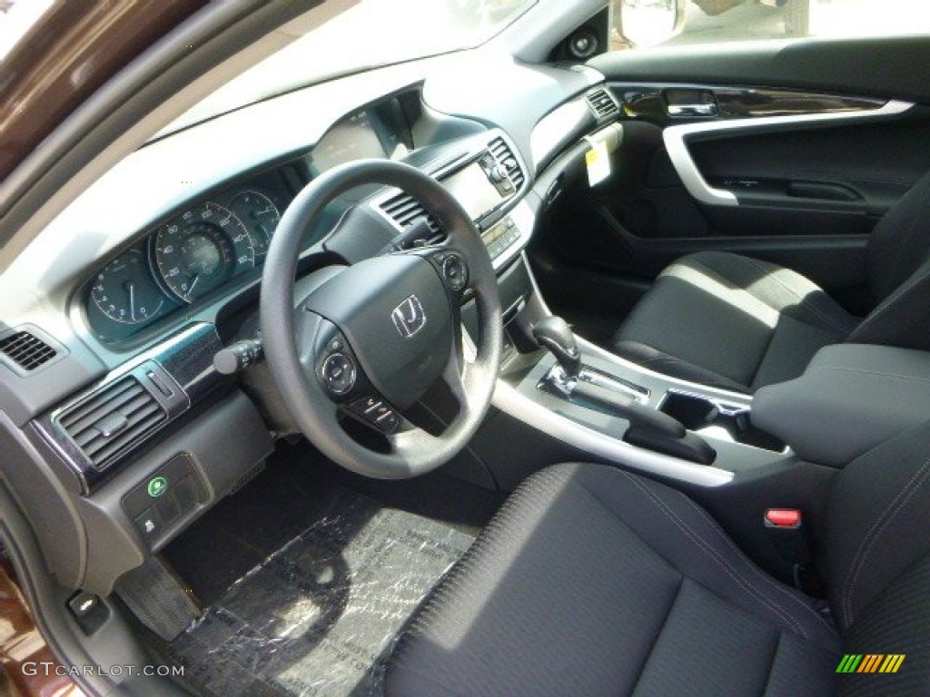 Black Interior 2013 Honda Accord EX Coupe Photo #80643712