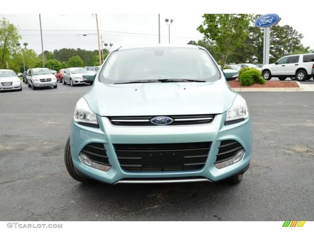 2013 Escape SEL 2.0L EcoBoost 4WD - Frosted Glass Metallic / Charcoal Black photo #2