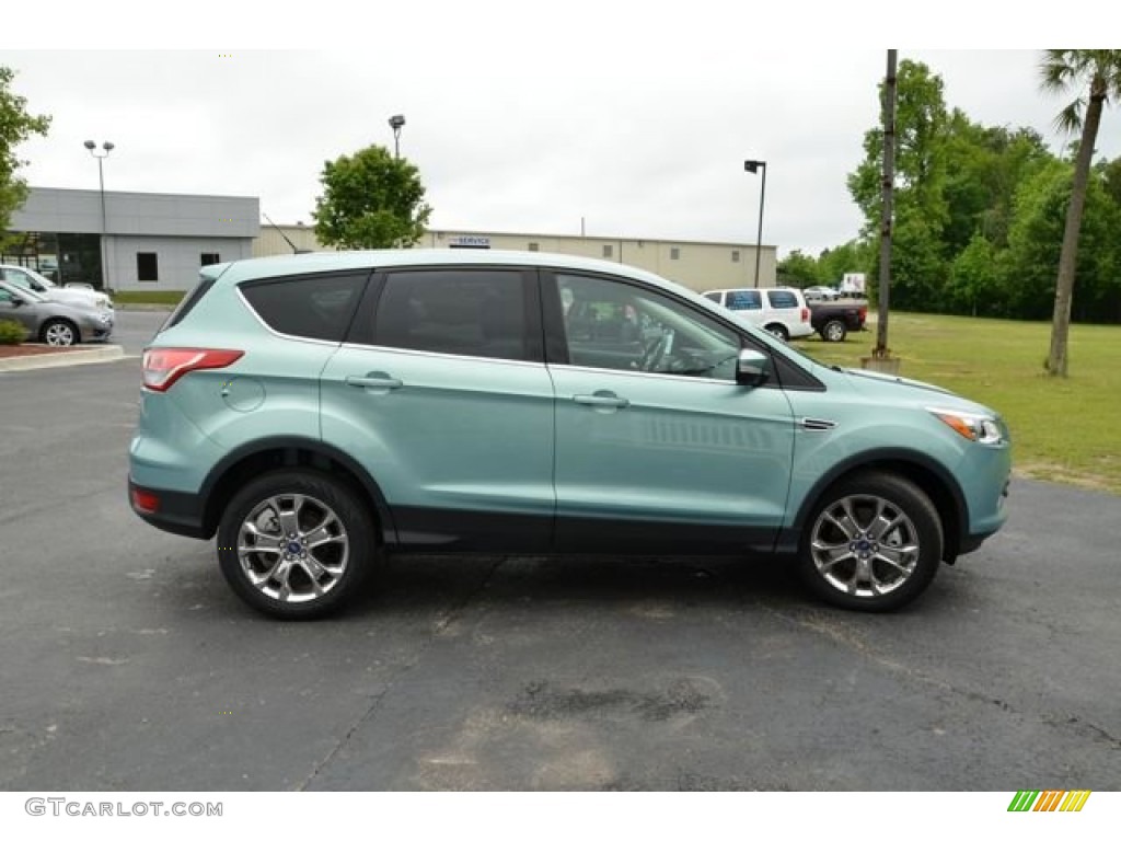 2013 Escape SEL 2.0L EcoBoost 4WD - Frosted Glass Metallic / Charcoal Black photo #4