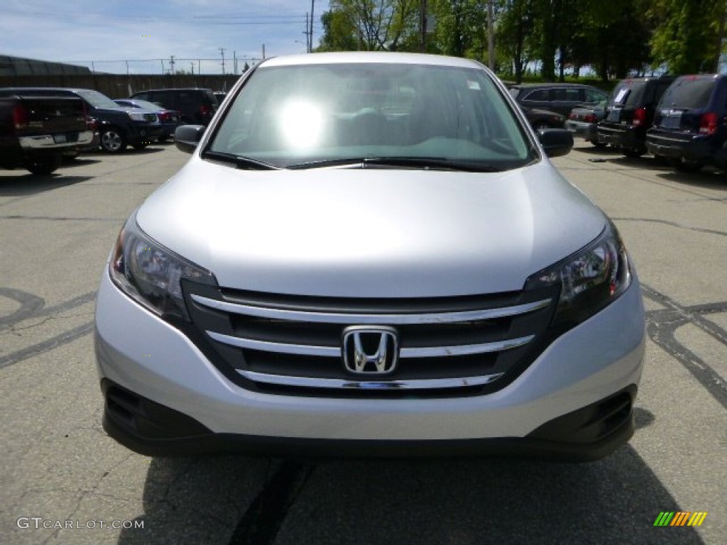2013 CR-V LX AWD - Alabaster Silver Metallic / Gray photo #8