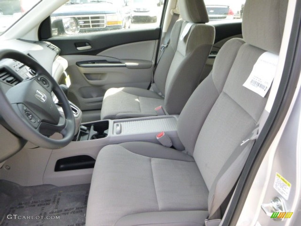 2013 CR-V LX AWD - Alabaster Silver Metallic / Gray photo #10