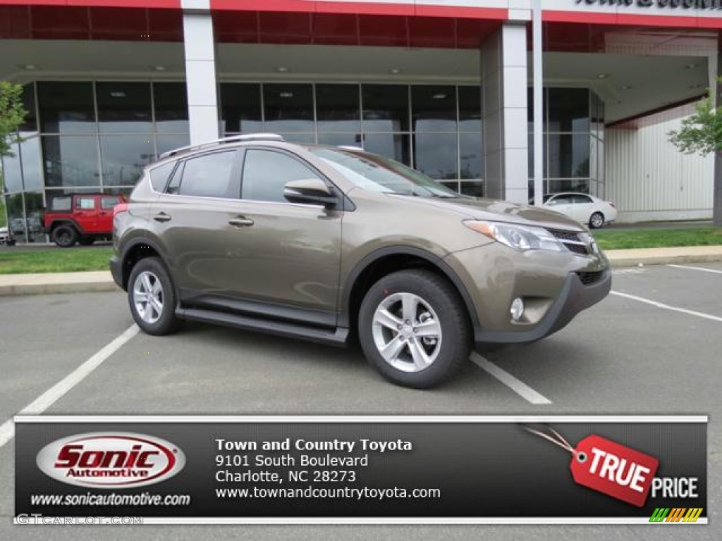 2013 RAV4 XLE - Pyrite Mica / Black photo #1