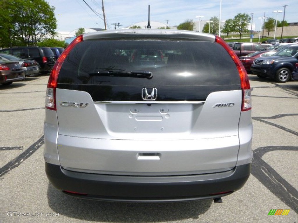 2013 CR-V EX AWD - Alabaster Silver Metallic / Gray photo #4