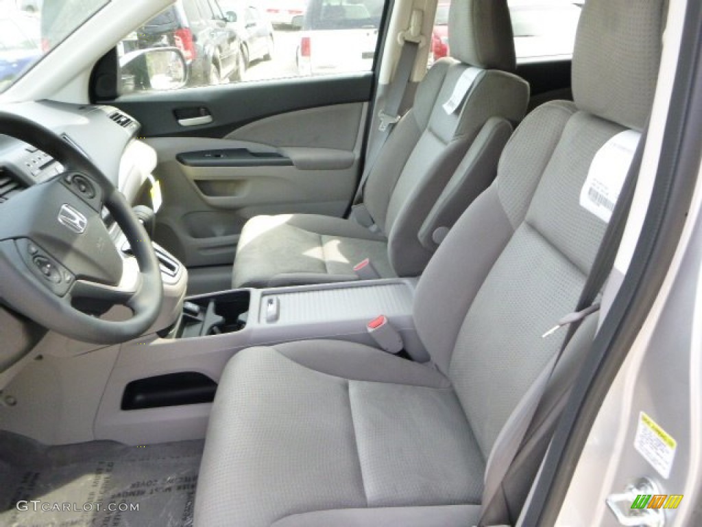 2013 CR-V EX AWD - Alabaster Silver Metallic / Gray photo #10