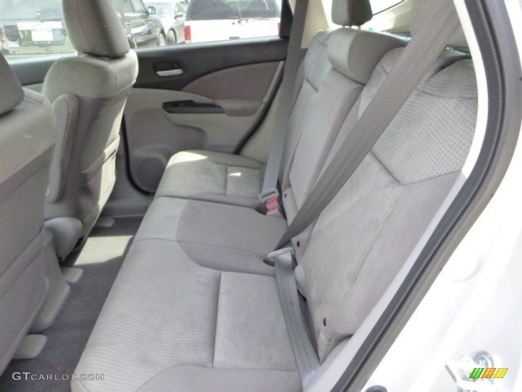2013 CR-V EX AWD - Alabaster Silver Metallic / Gray photo #11