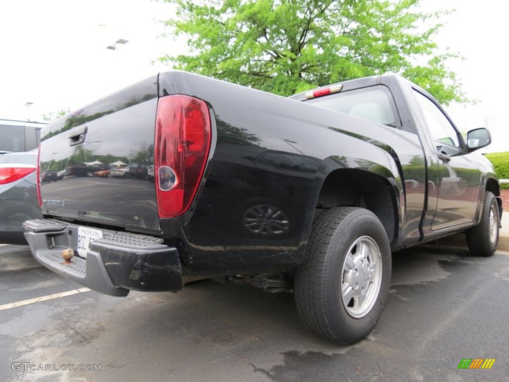 2007 Colorado LS Regular Cab - Black / Medium Pewter photo #3