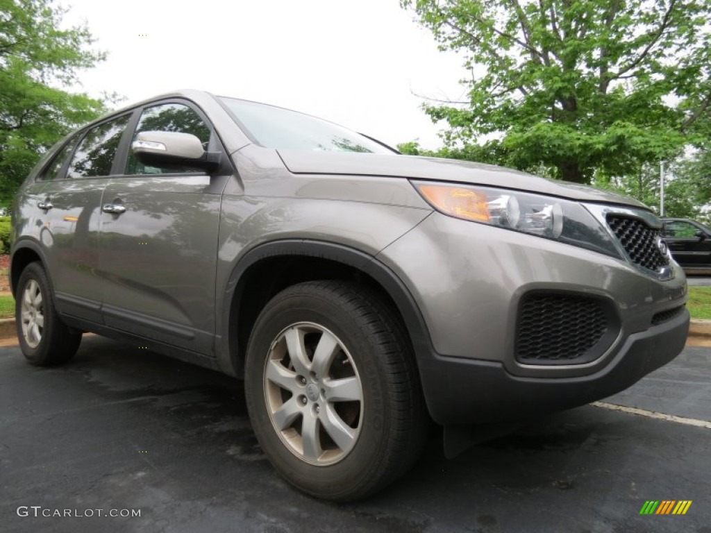 2012 Sorento LX - Titanium Silver / Black photo #4