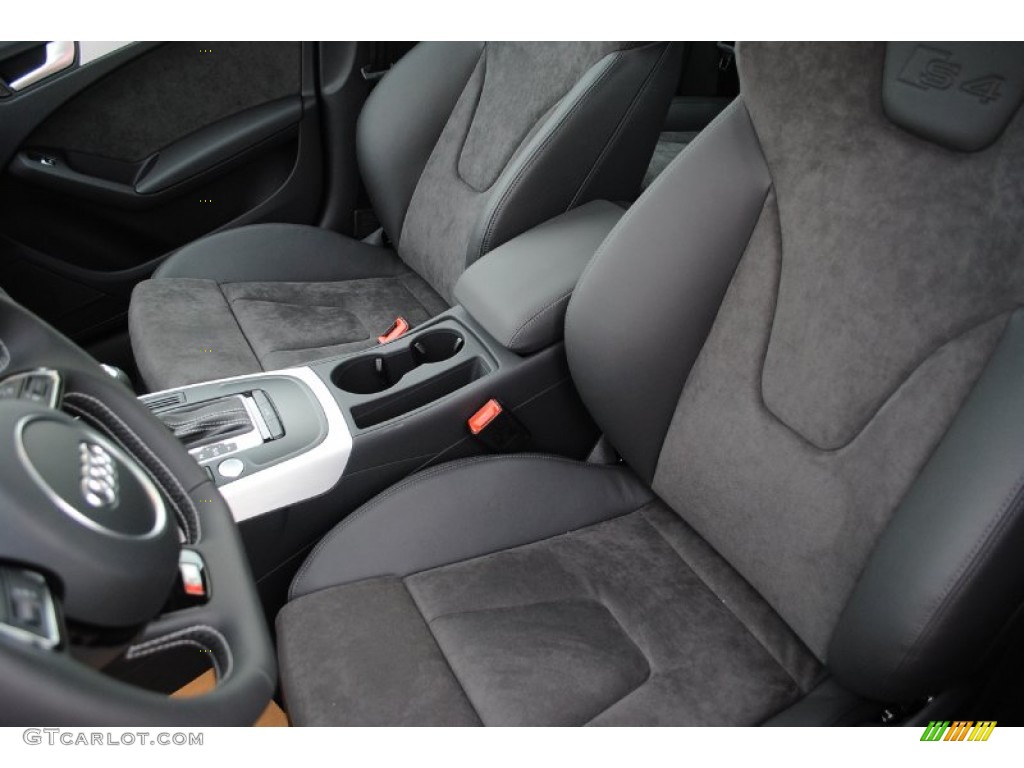 Black Interior 2013 Audi S4 3.0T quattro Sedan Photo #80644995