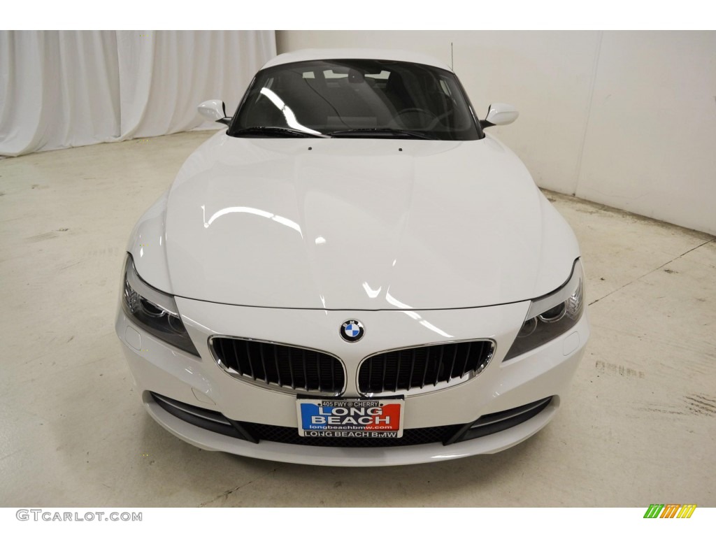 2011 Z4 sDrive30i Roadster - Alpine White / Black photo #4