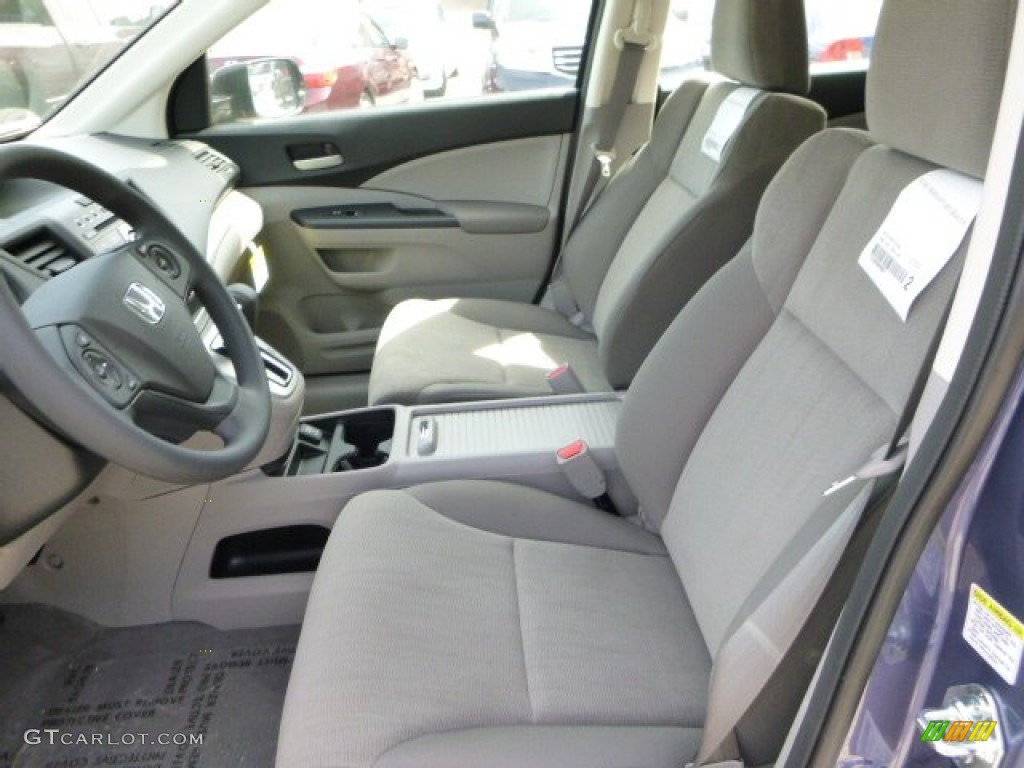 2013 CR-V LX AWD - Twilight Blue Metallic / Gray photo #10