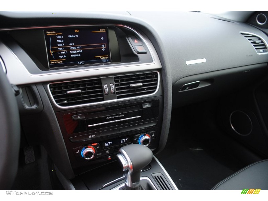 2013 Audi A5 2.0T quattro Coupe Black Dashboard Photo #80647022