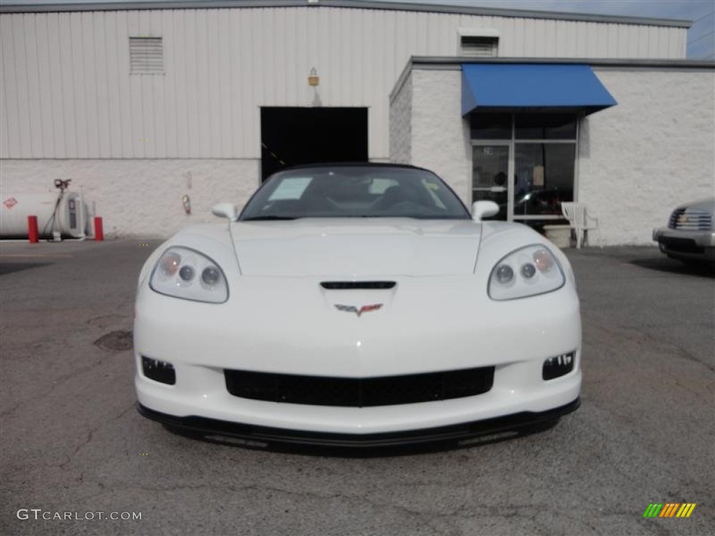 Arctic White 2011 Chevrolet Corvette Grand Sport Convertible Exterior Photo #80648197