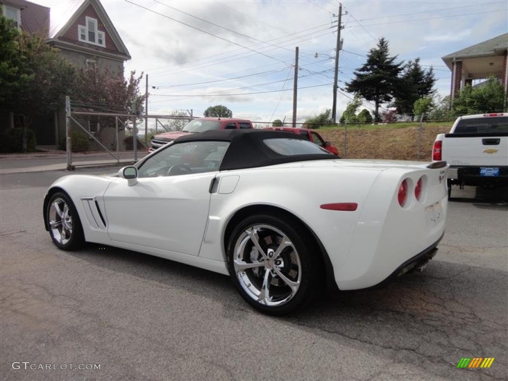 Arctic White 2011 Chevrolet Corvette Grand Sport Convertible Exterior Photo #80648233