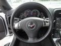 Ebony Black 2011 Chevrolet Corvette Grand Sport Convertible Steering Wheel