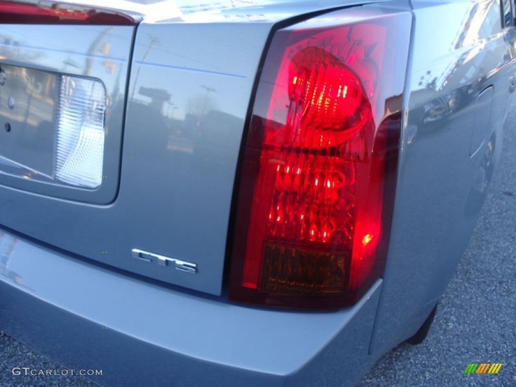 2007 CTS Sedan - Sunset Blue / Light Gray photo #25