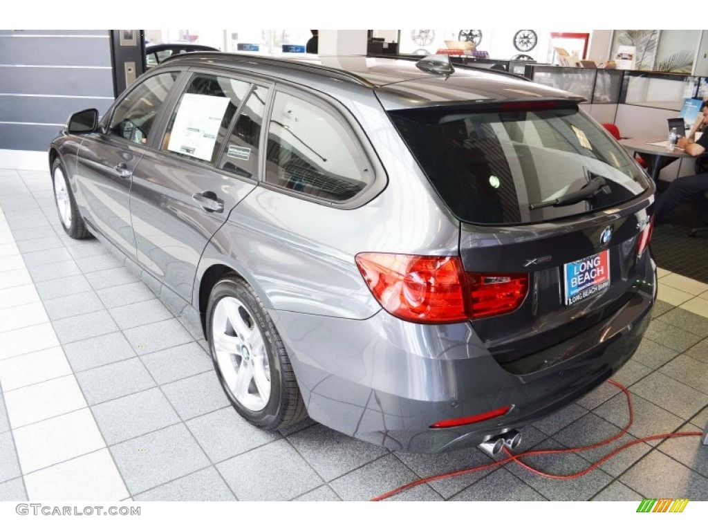 2014 3 Series 328i xDrive Sports Wagon - Mineral Grey Metallic / Black photo #4