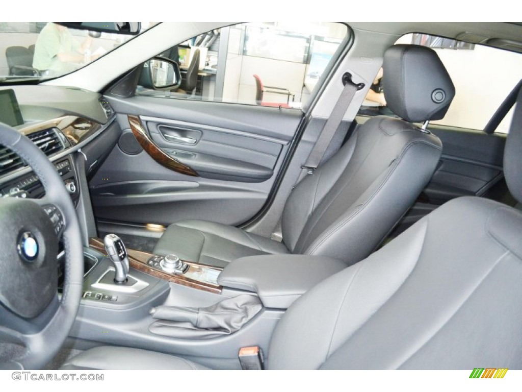 Black Interior 2014 BMW 3 Series 328i xDrive Sports Wagon Photo #80648615