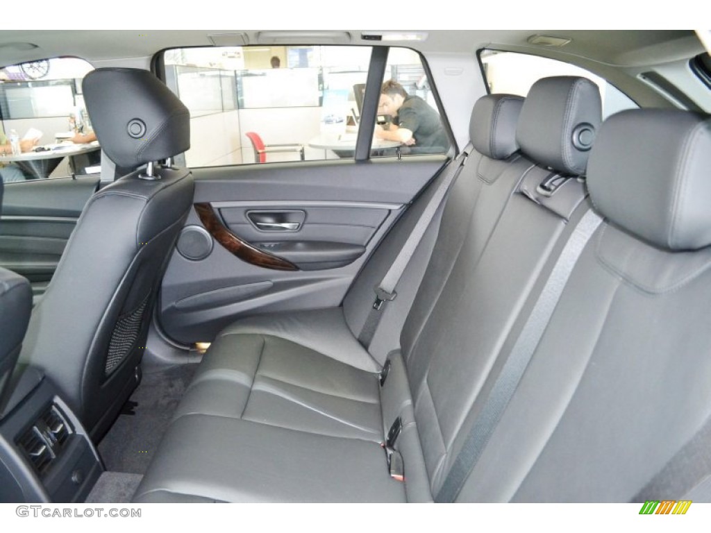 Black Interior 2014 BMW 3 Series 328i xDrive Sports Wagon Photo #80648628