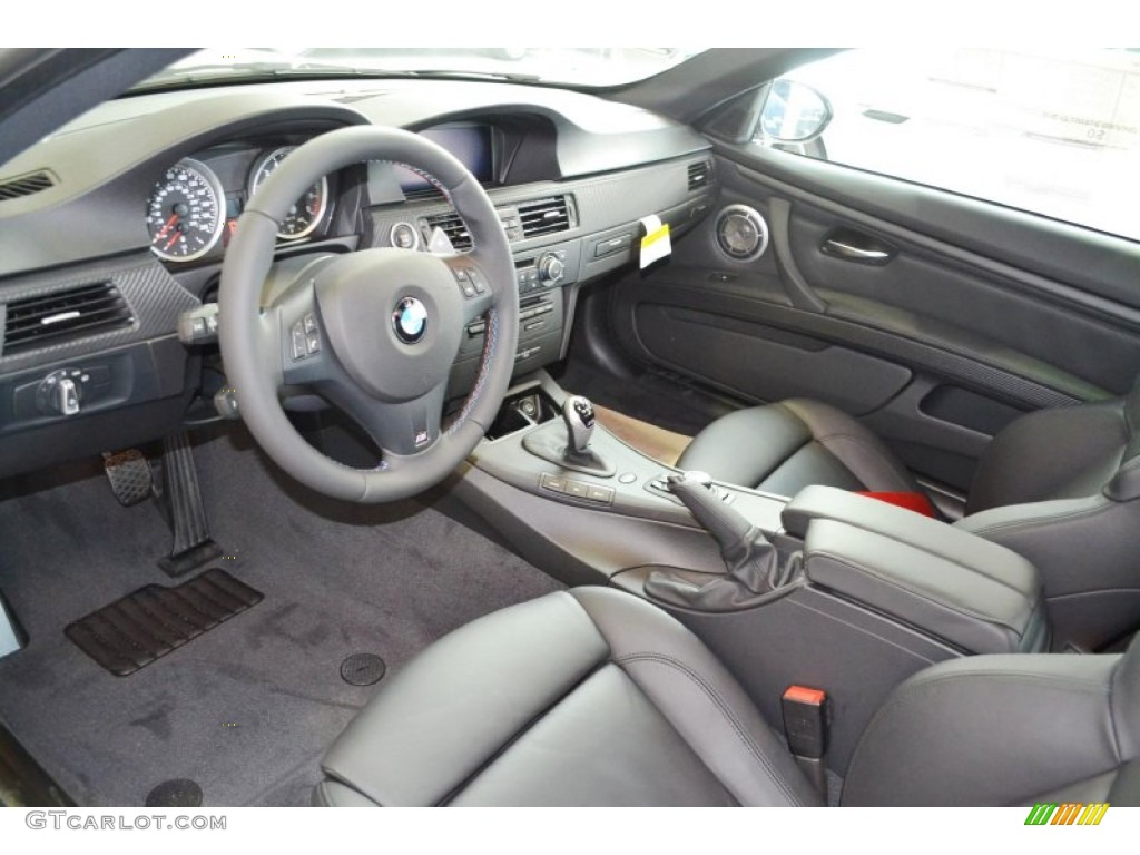 Black Interior 2013 BMW M3 Coupe Photo #80648953