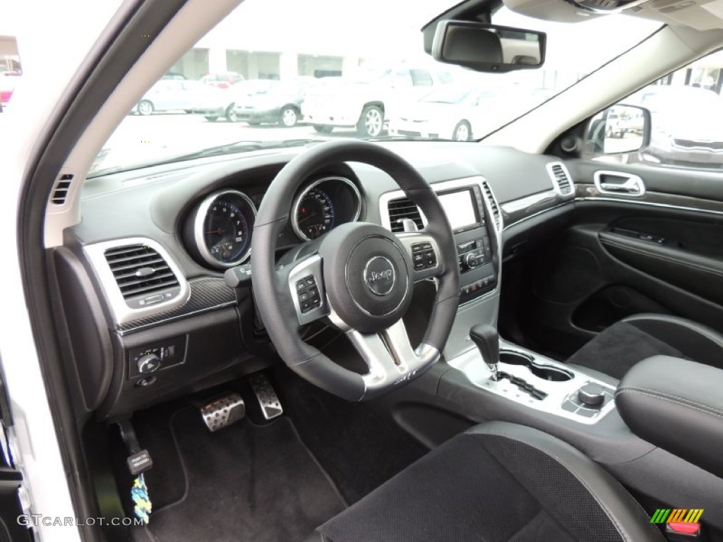 SRT Black Interior 2013 Jeep Grand Cherokee SRT8 4x4 Photo #80649067
