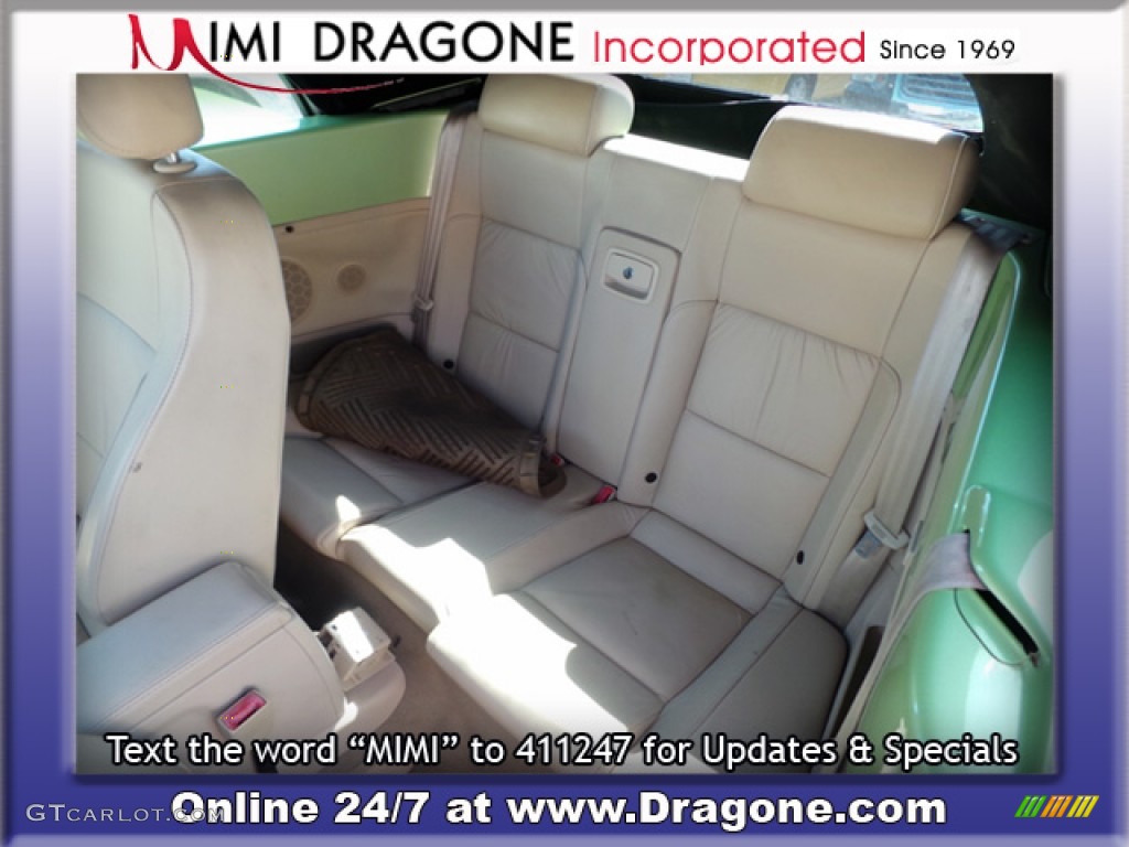 2004 New Beetle GLS 1.8T Convertible - Cyber Green Metallic / Cream Beige photo #10