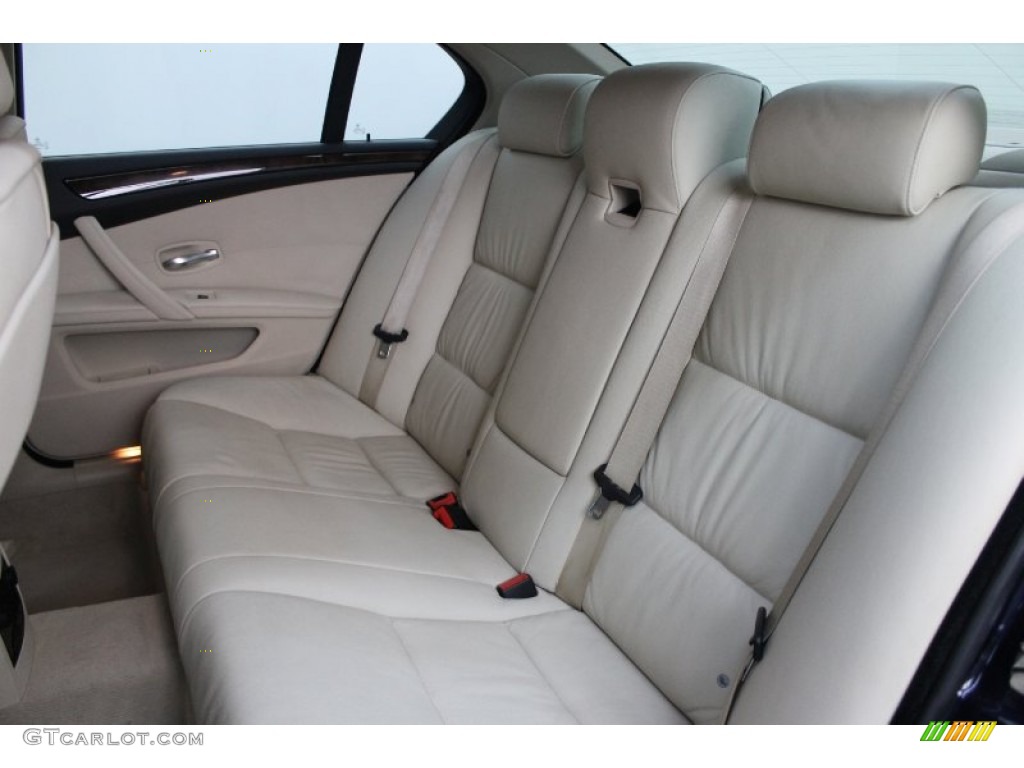 2008 BMW 5 Series 535i Sedan Rear Seat Photos