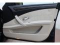 2008 BMW 5 Series Cream Beige Dakota Leather Interior Door Panel Photo