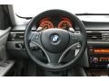 2009 BMW 3 Series Grey Interior Steering Wheel Photo