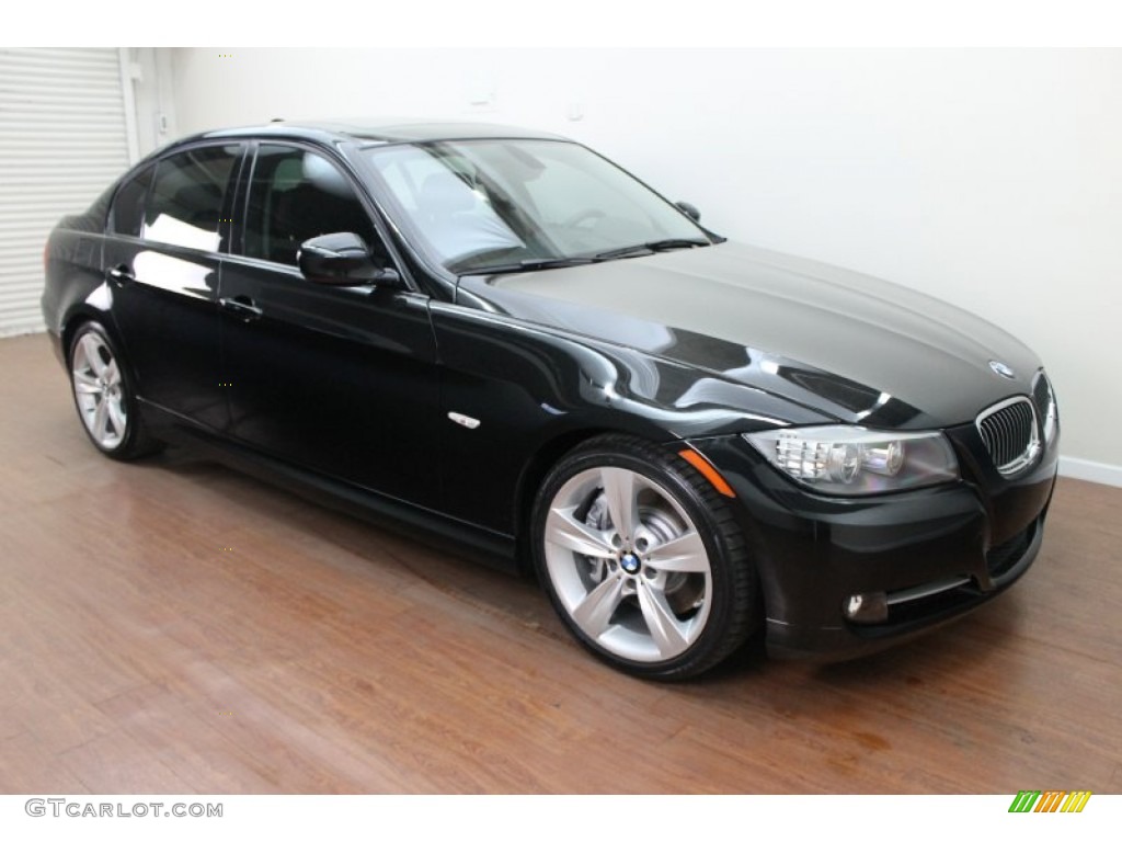 2010 3 Series 335i Sedan - Black Sapphire Metallic / Black photo #2