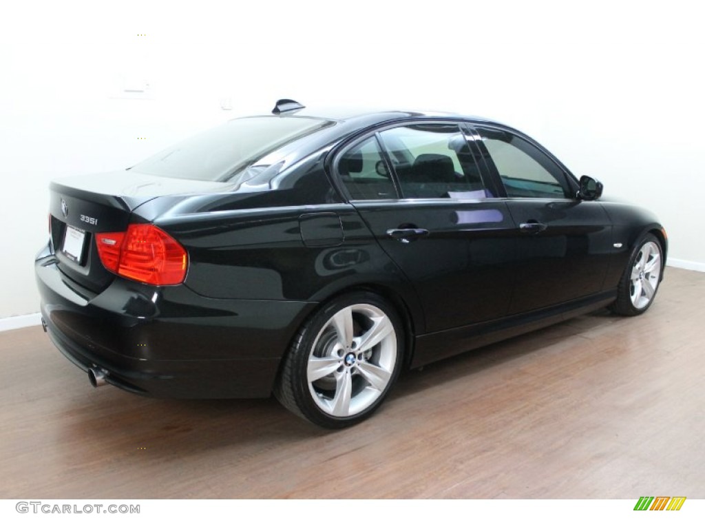 2010 3 Series 335i Sedan - Black Sapphire Metallic / Black photo #3