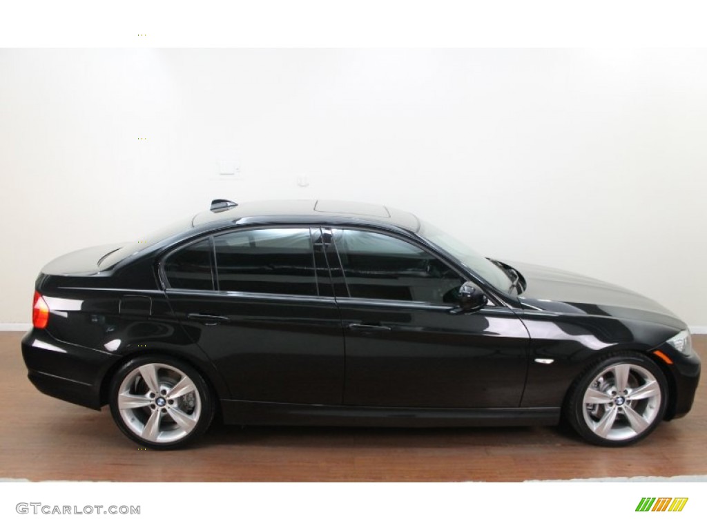 2010 3 Series 335i Sedan - Black Sapphire Metallic / Black photo #5