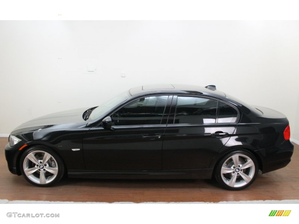 2010 3 Series 335i Sedan - Black Sapphire Metallic / Black photo #6