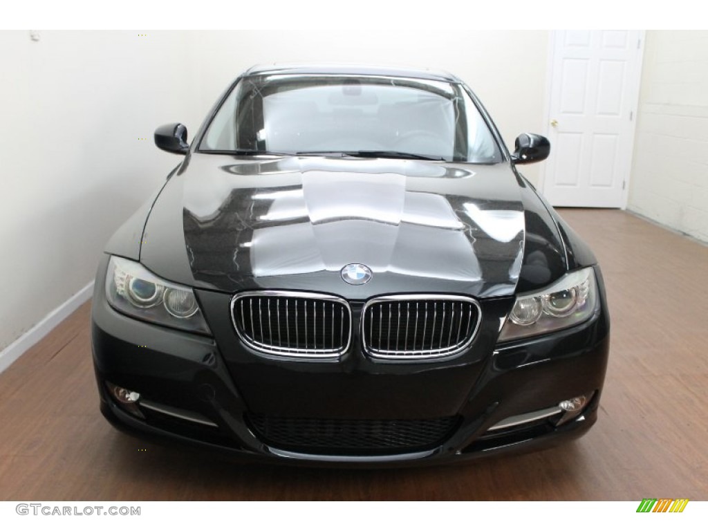2010 3 Series 335i Sedan - Black Sapphire Metallic / Black photo #7