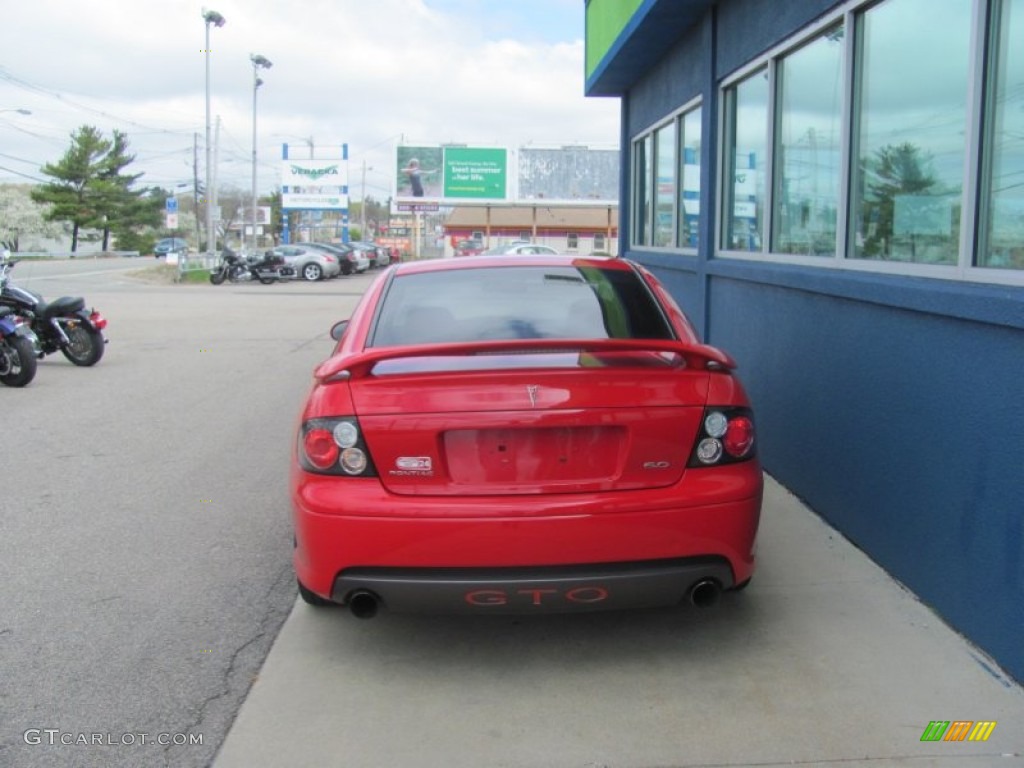 2006 GTO Coupe - Torrid Red / Black photo #5