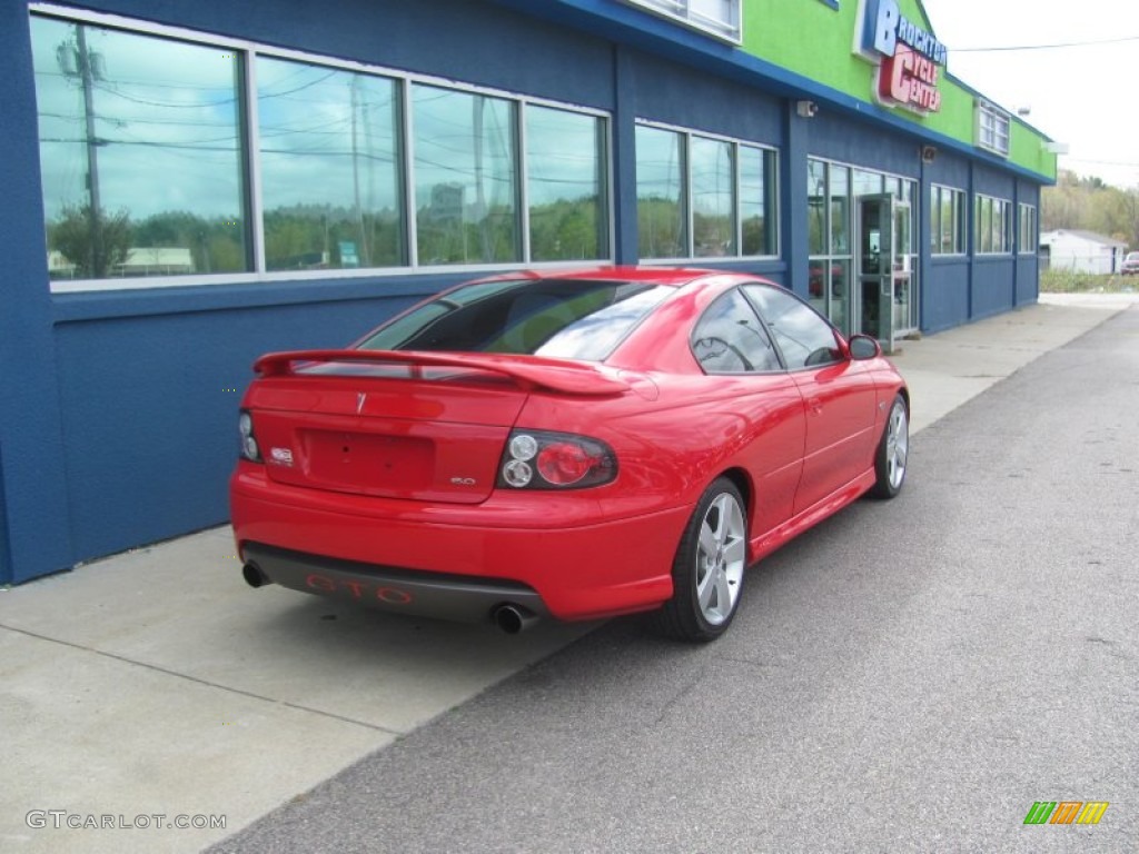 2006 GTO Coupe - Torrid Red / Black photo #10