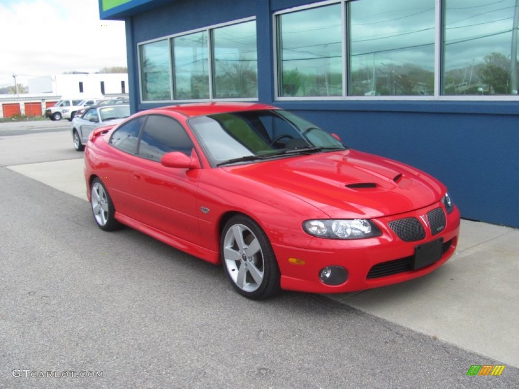 2006 GTO Coupe - Torrid Red / Black photo #12