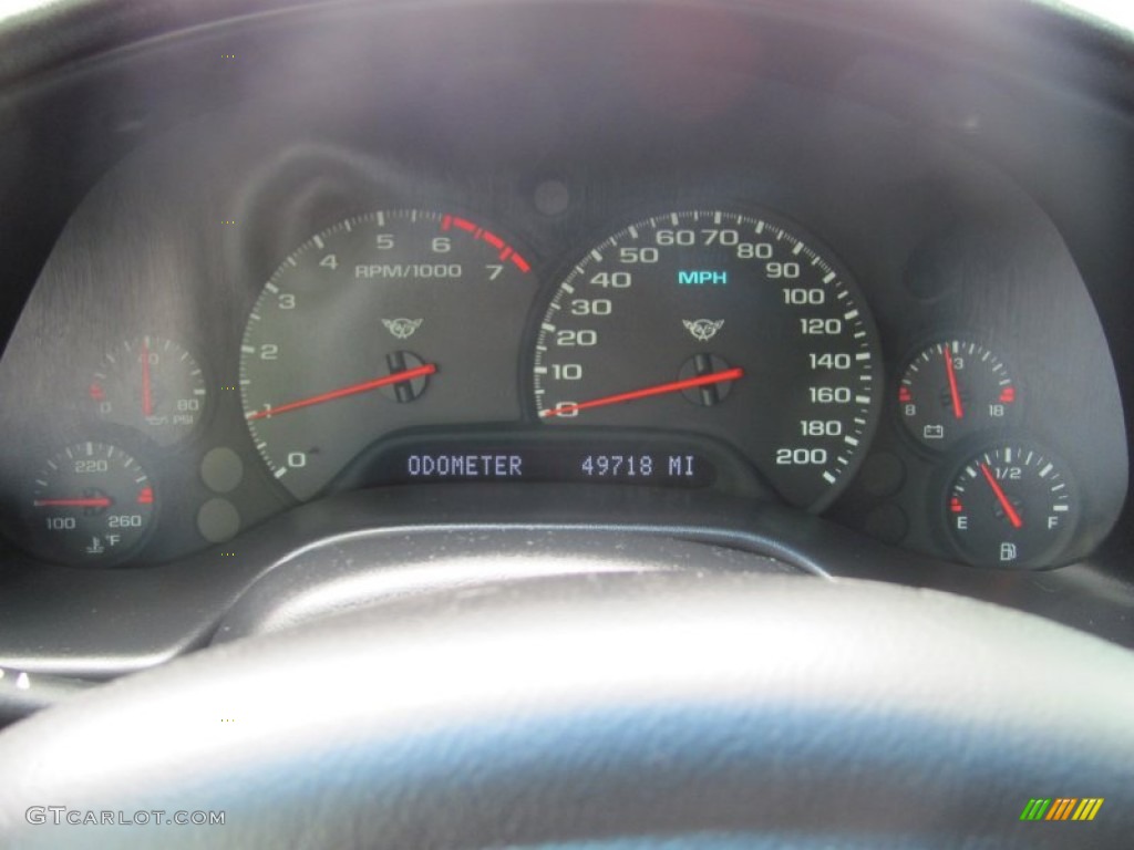 2000 Chevrolet Corvette Coupe Gauges Photo #80653514