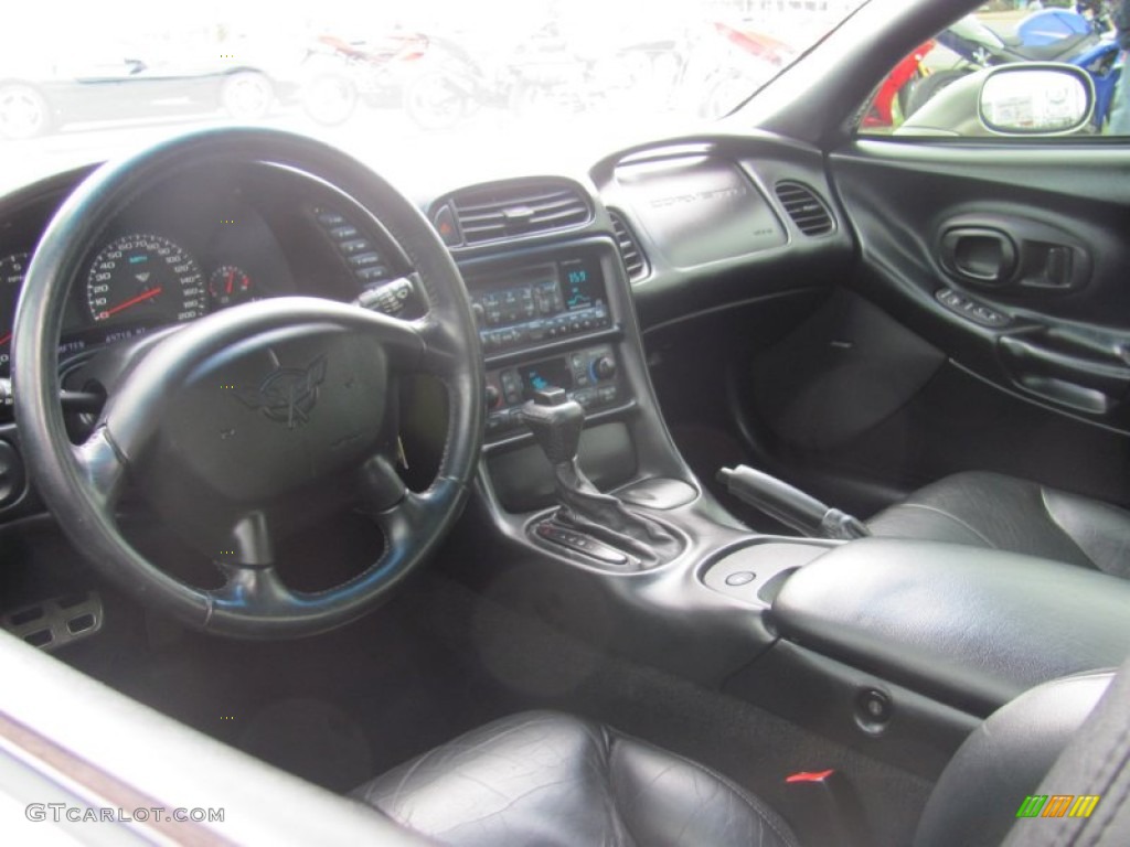 2000 Corvette Coupe - Light Pewter Metallic / Black photo #7
