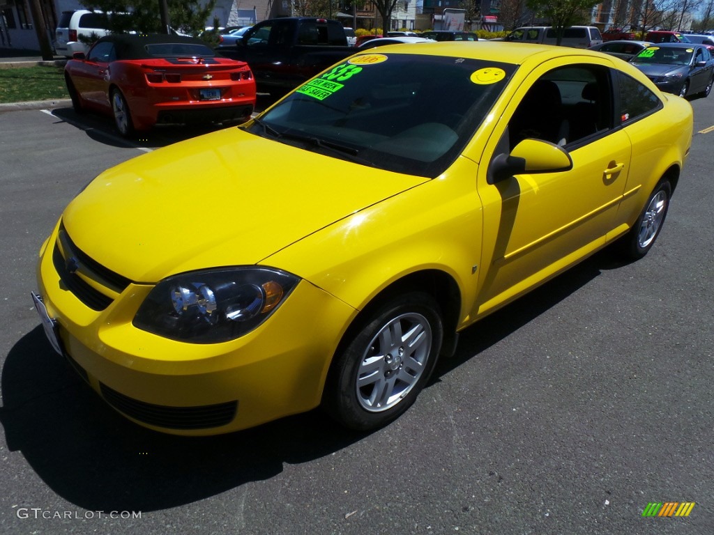 2006 Cobalt LT Coupe - Rally Yellow / Ebony photo #1