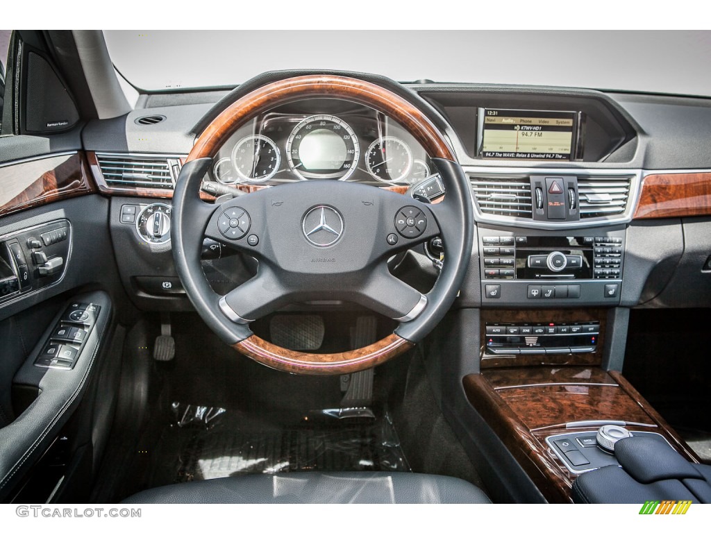 2011 Mercedes-Benz E 350 Sedan Black Dashboard Photo #80653612