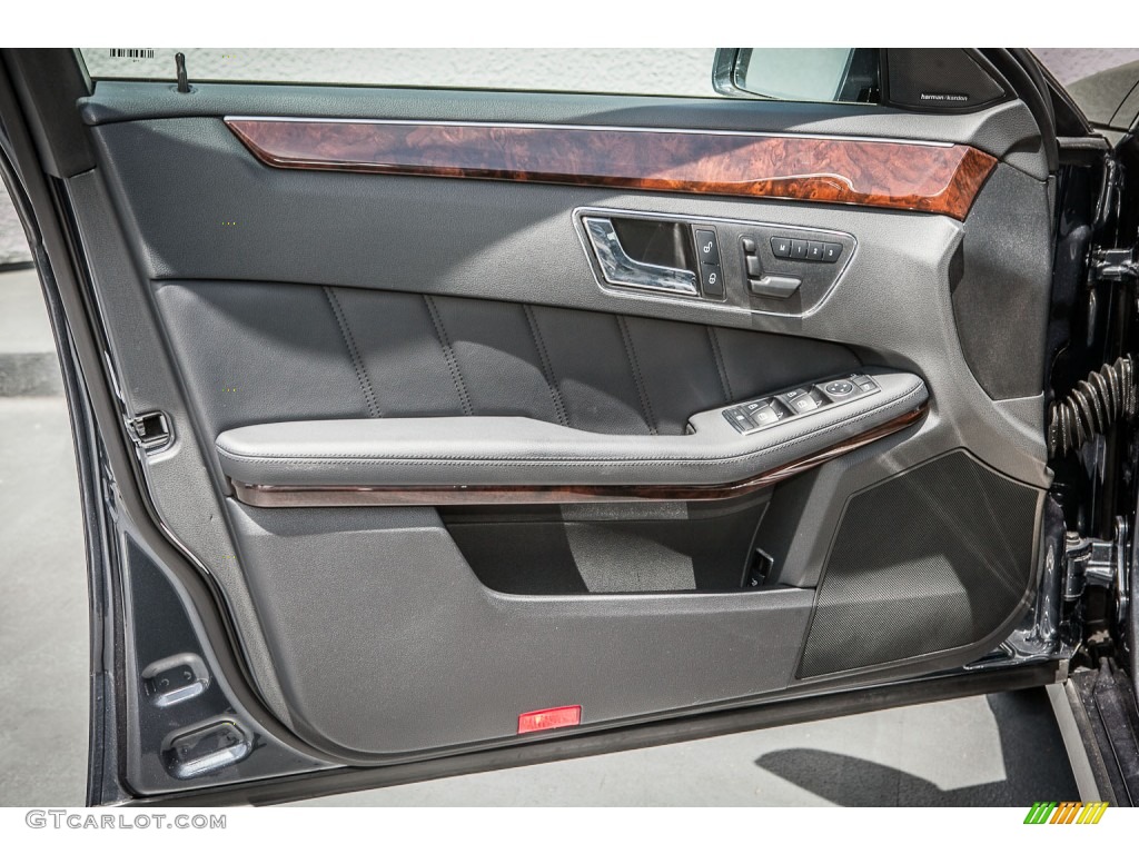 2011 Mercedes-Benz E 350 Sedan Black Door Panel Photo #80654211