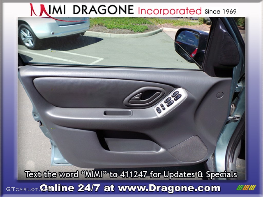 2003 Tribute ES-V6 4WD - Light Cypress Green Metallic / Dark Flint Gray photo #14