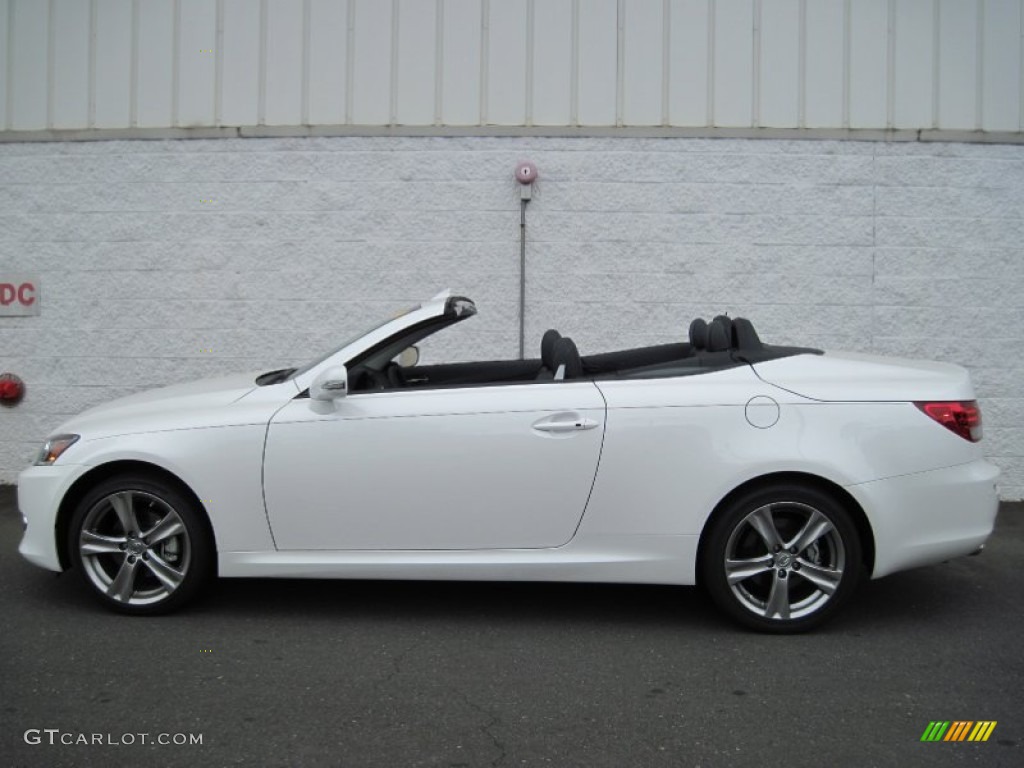 Starfire White Pearl 2012 Lexus IS 250 C Convertible Exterior Photo #80654631