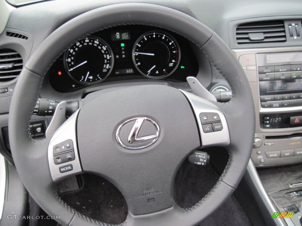 2012 Lexus IS 250 C Convertible Steering Wheel Photos