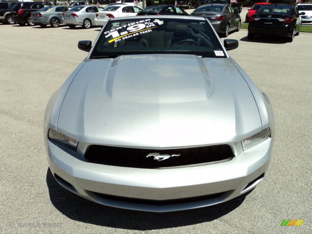 Ingot Silver Metallic 2012 Ford Mustang V6 Convertible Exterior Photo #80654980