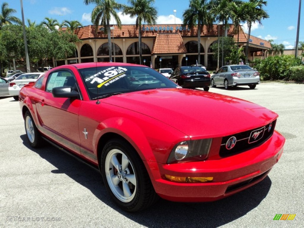 Torch Red Ford Mustang