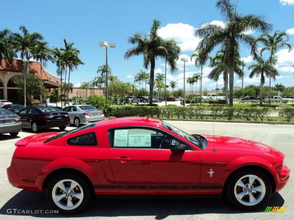 Torch Red 2008 Ford Mustang V6 Premium Coupe Exterior Photo #80656209